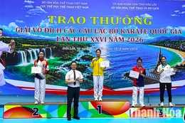 Karate Thanh Hóa hoàn thành “bài test” quan trọng trước Đại hội Thể thao toàn quốc