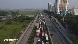 Phạt tới 6 triệu đồng nếu không giữ khoảng cách an toàn trên cao tốc Pháp Vân-Cầu Giẽ-Nghi Sơn