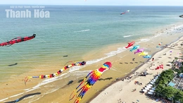 Lần đầu tiên Festival diều được tổ chức tại phố biển Sầm Sơn