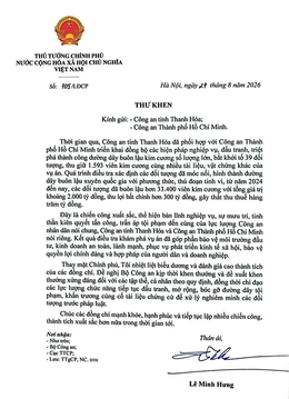 Thủ tướng Chính phủ gửi thư khen Công an tỉnh Thanh Hóa phá đường dây buôn lậu kim cương