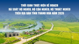 Thời gian thực hiện kế hoạch rà soát hộ nghèo, hộ cận nghèo, hộ thoát nghèo trên địa bàn tỉnh Thanh Hóa năm 2026