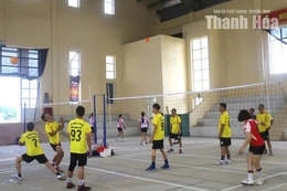 Khai mạc giải bóng chuyền hơi phường Quảng Phú năm 2026