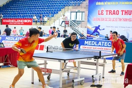 Gần 400 tay vợt dự tranh Giải bóng bàn các CLB tỉnh Thanh Hóa mở rộng năm 2026