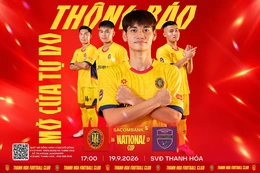 Thanh Hóa - Becamex TP.HCM: Điểm tựa sân nhà và thử thách vé đi tiếp tại Cúp Quốc gia