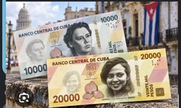 Cuba phát hành tiền giấy mệnh giá 10.000 và 20.000 peso