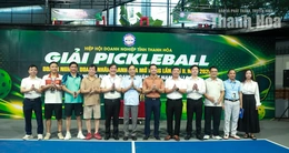 200 VĐV tranh tài tại Giải Pickleball doanh nghiệp, doanh nhân Thanh Hóa mở rộng lần thứ II