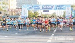 Gần 4.000 runner tranh tài tại Giải&nbsp;Marathon Sầm Sơn mở rộng năm 2026
