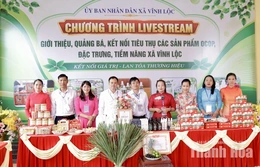 Livestream kết nối tiêu thụ sản phẩm đặc trưng của vùng đất Vĩnh Lộc