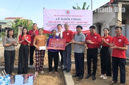 Khởi công xây dựng Nhà Chữ thập đỏ cho hộ gia đình khó khăn