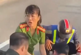 Nữ cảnh sát kể lại khoảnh khắc cứu bé trai 4 tuổi gặp nạn trên đường