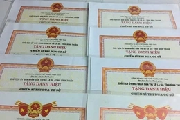 Tỷ lệ xét tặng danh hiệu Chiến sĩ thi đua cơ sở không quá 10% từ 01/10/202