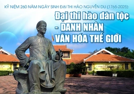 [E-Magazine] Kỷ niệm 260 năm Ngày sinh Đại thi hào Nguyễn Du (1765-2025): Đại thi hào dân tộc - Danh nhân văn hóa thế giới
