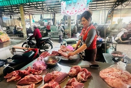 Giá thịt lợn tăng mạnh và sức ép thị trường dịp cuối năm
