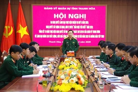 Đảng ủy Quân sự tỉnh Thanh Hóa ra nghị quyết lãnh đạo thực hiện nhiệm vụ quý II năm 2026