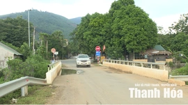 Chấn chỉnh tình trạng xe tải trọng lớn lưu thông qua cầu làng Mùn sau phản ánh của Báo và Phát thanh, truyền hình Thanh Hóa