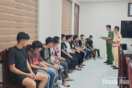 Kịp thời xác minh, xử lý nhóm 17 thanh niên vi phạm pháp luật