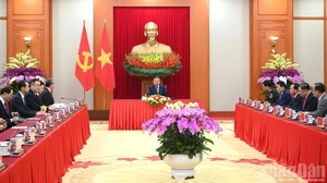 Tổng Bí thư Tô Lâm tiếp Bộ trưởng Ngoại giao, Quốc phòng, Công an Trung Quốc sang dự Hội nghị về cơ chế đối thoại chiến lược 3+3