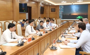 Chủ tịch UBND tỉnh Nguyễn Hoài Anh tiếp và làm việc với Công ty Cổ phần Đại chúng Novatek, Liên bang Nga