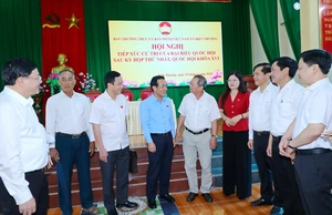 Bí thư Tỉnh ủy, Trưởng Đoàn ĐBQH tỉnh Lê Đức Thái tiếp xúc cử tri xã Biện Thượng: Cam kết luôn gần dân, sát dân, lắng nghe nguyện vọng của cử tri