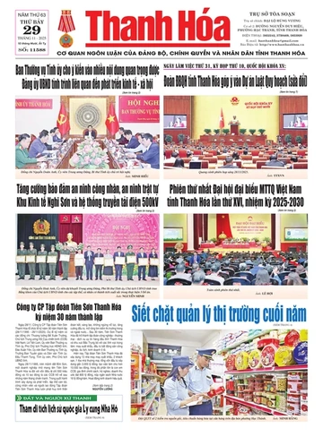 Số 11588 - Thứ Bảy, ngày 29/11/2025