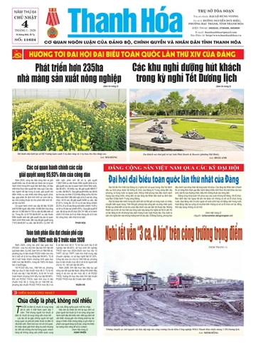 Số 11624 - Chủ nhật, ngày 04/01/2026