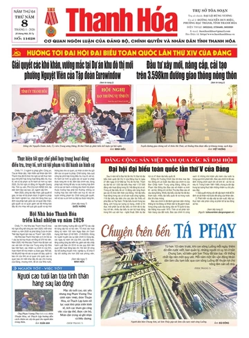 Số 11628 - Thứ Năm, ngày 08/01/2026