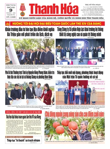 Số 11629 - Thứ Sáu, ngày 09/01/2026