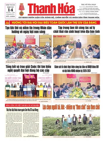 Số 11634 - Thứ Tư, ngày 14/01/2026