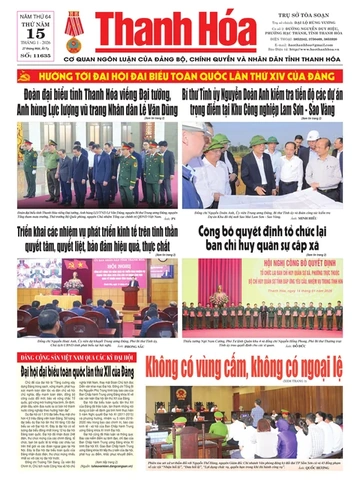 Số 11635 - Thứ Năm, ngày 15/01/2026