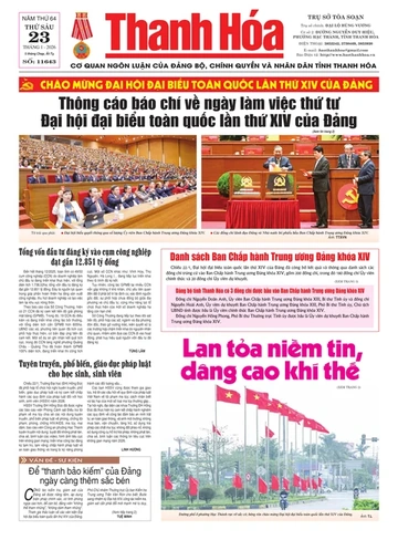 Số 11643 - Thứ Sáu, ngày 23/01/2026