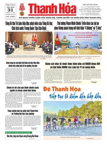 Số 11651 - Thứ Bảy, ngày 31/01/2026