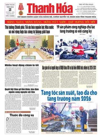 Số 11653 - Thứ Hai, ngày 02/02/2026