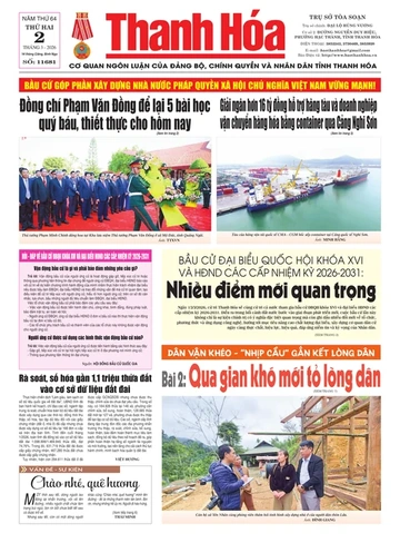 Số 11681 - Thứ Hai, ngày 02/03/2026