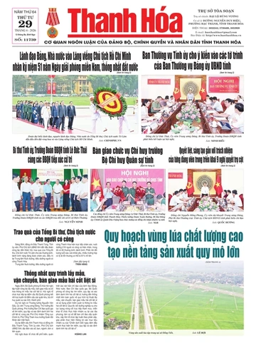 Số 11739 - Thứ Tư, ngày 29/04/2026