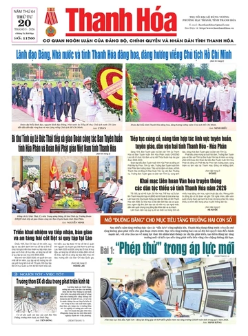 Số 11760 - Thứ Tư, ngày 20/05/2026