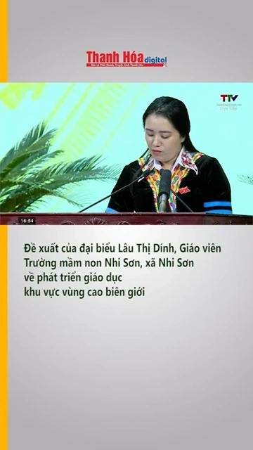 Đề xuất của đại biểu Lâu Thị Dính, Giáo viên trường mầm non Nhi Sơn về phát triển giáo dục