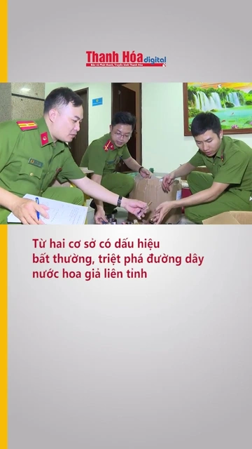 Từ hai cơ sở có dấu hiệu bất thường, triệt phá đường dây nước hoa giả liên tỉnh
