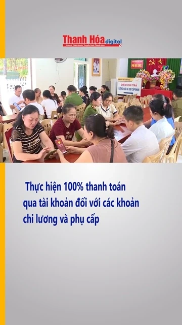 Thực hiện 100% thanh toán qua tài khoản đối với các khoản chi lương và phụ cấp