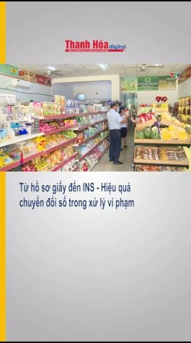 Từ hồ sơ giấy đến INS - Hiệu quả chuyển đổi số trong xử lý vi phạm