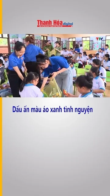 Dấu ấn màu áo xanh tình nguyện