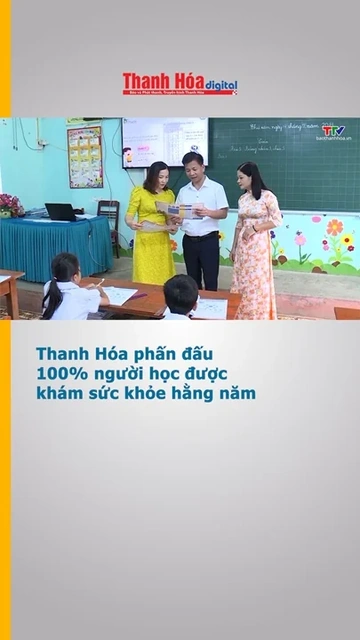 Thanh Hóa phấn đấu 100% người học được khám sức khỏe hằng năm