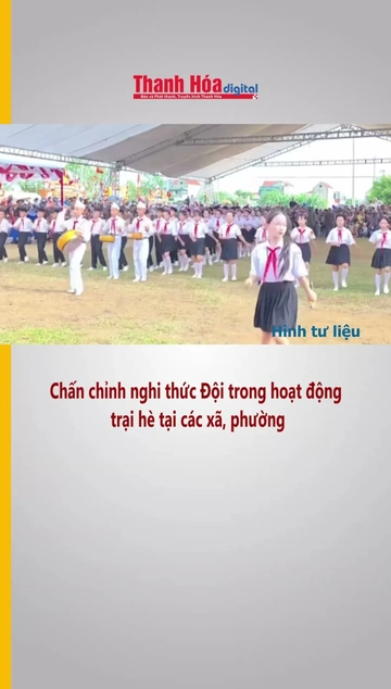 Chấn chỉnh việc thi nghi thức Đội trong hoạt động trại hè tại các xã, phường