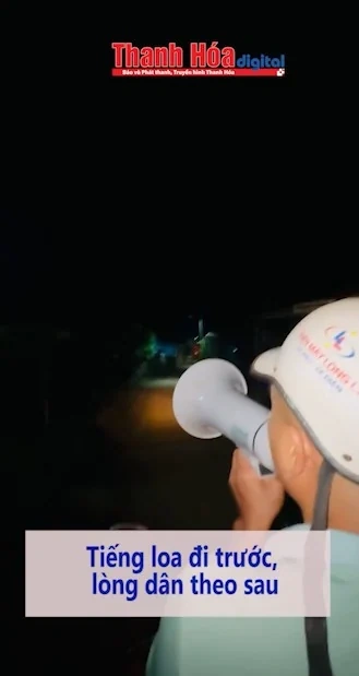 Tiếng loa đi trước, lòng dân theo sau