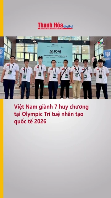 Việt Nam giành 7 huy chương tại Olympic Trí tuệ nhân tạo quốc tế 2026