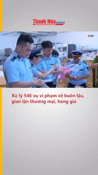 Xử lý 546 vụ vi phạm về buôn lậu, gian lận thương mại, hàng giả
