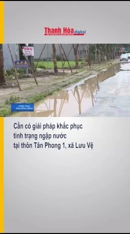 Cần có giải pháp khắc phục tình trạng ngập nước tại thôn Tân Phong 1, xã Lưu Vệ