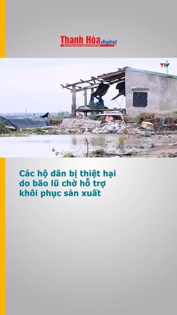 Các hộ dân bị thiệt hại do bão lũ chờ hỗ trợ khôi phục sản xuất