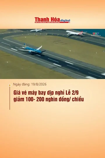 Giá vé máy bay dịp nghỉ Lễ 2/9 giảm 100- 200 nghìn đồng/ chiều