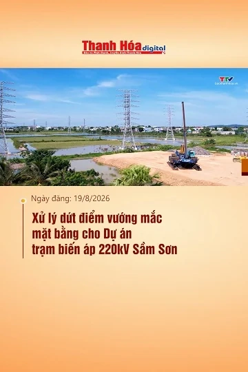 Xử lý dứt điểm vướng mắc mặt bằng cho Dự án trạm biến áp 220kV Sầm Sơn