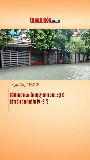 Cảnh báo mưa lớn, nguy cơ lũ quét, sạt lở